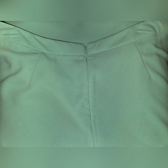 Cato Aqua Teal Blue Green Maxi Skirt, Knee Length, Size 14 Large - Picture 4 of 4